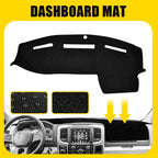 Anti-Slip Dashboard Cover Pad for Dodge Ram 1500 (2010–2018) Black