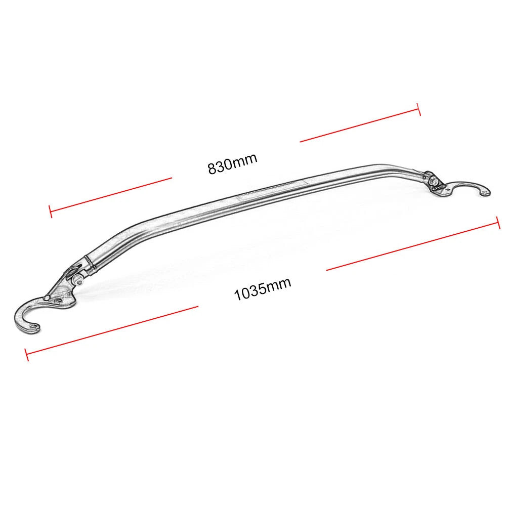 Front Strut Tie Bar for Honda Civic EG EK (1992–2000) & Del Sol Integra DC2 (1993–2001)