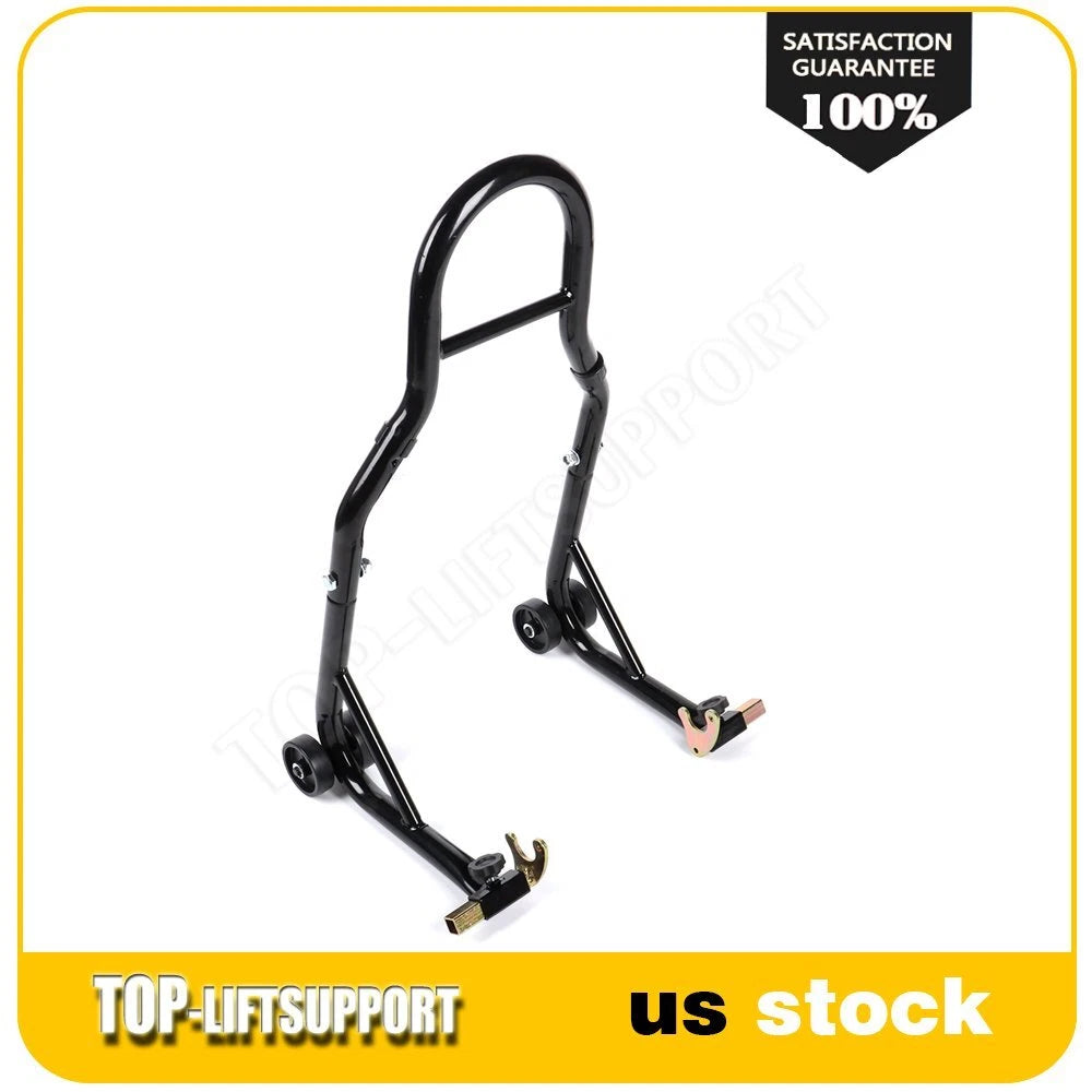Rear Stand for Motorcycle Bike - Black