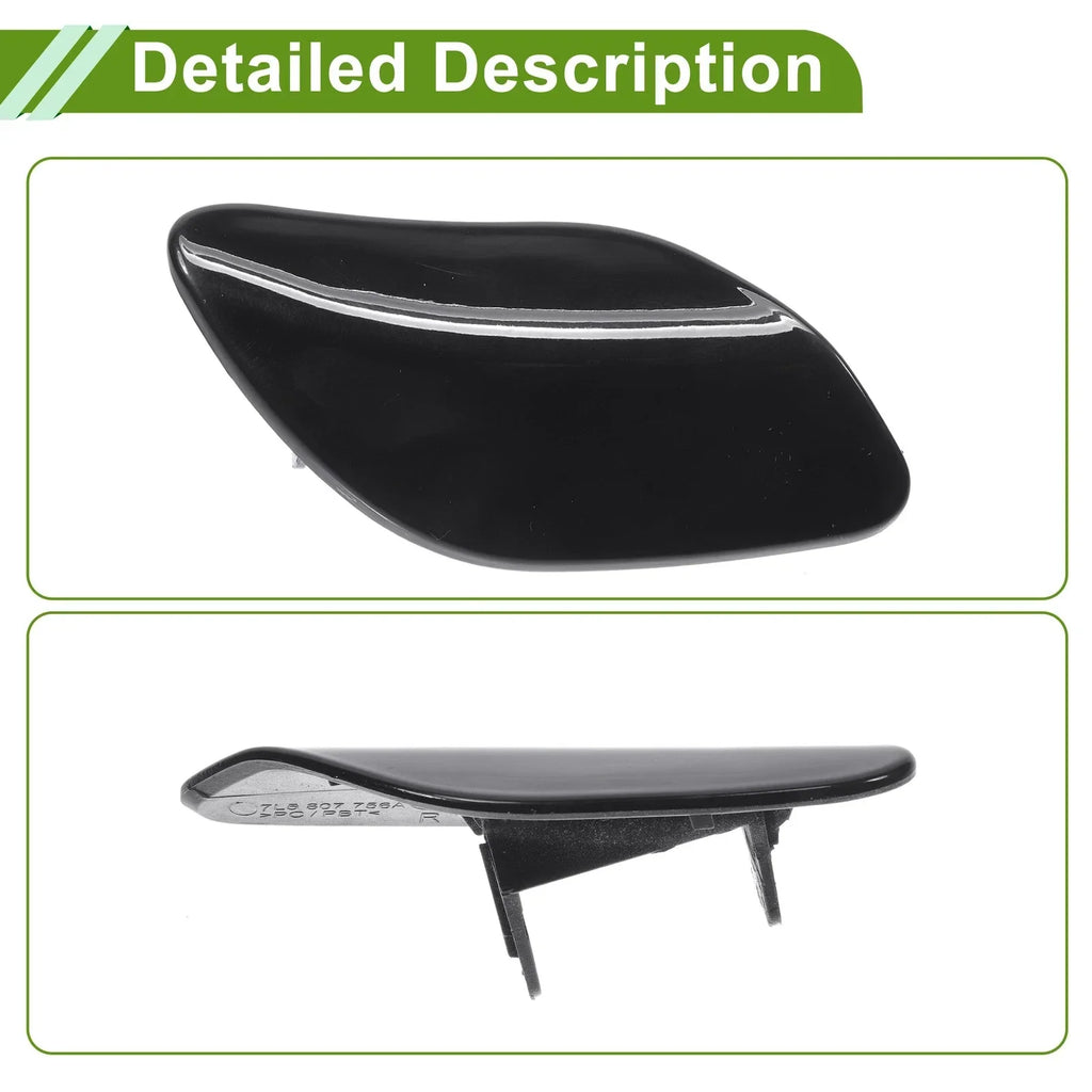 Washer Nozzle Cover for Porsche Cayenne Turbo (2003-2010) - Black Cap