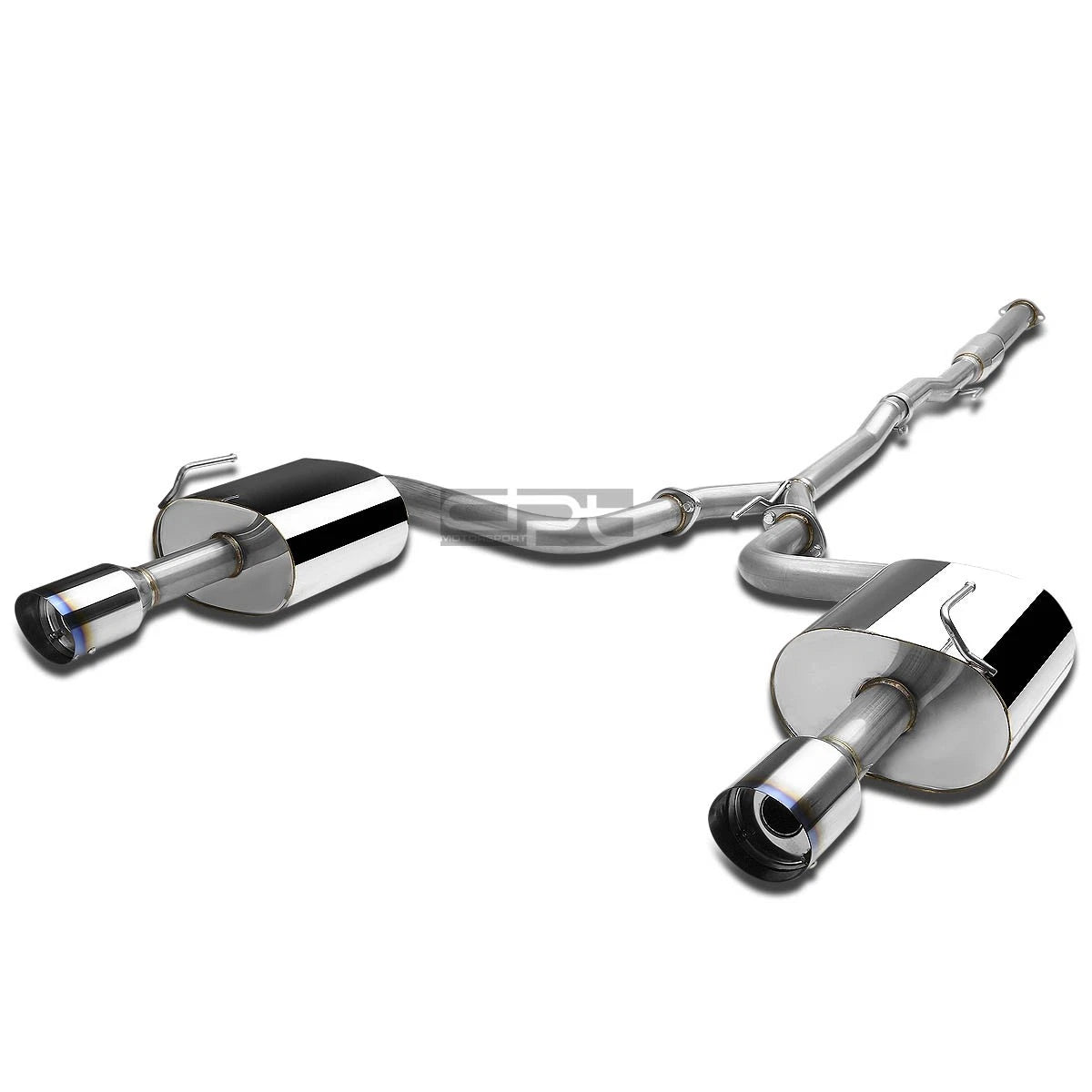 Dual 4" Burnt Muffler Tip Catback Exhaust for Nissan Maxima (2009–2015)