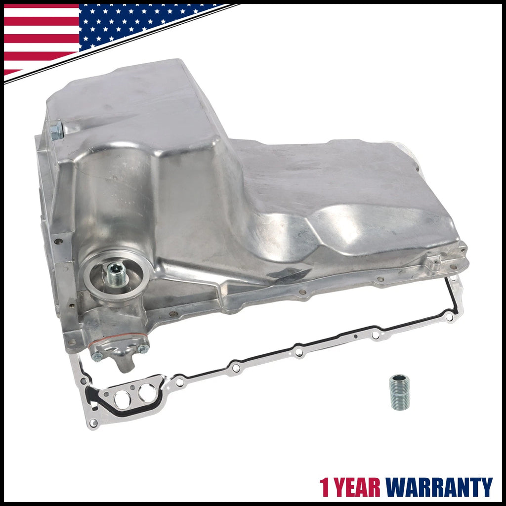 Engine Oil Pan w/ Gasket for Chevrolet Silverado 1500 2500 Tahoe GMC (2000–2023)