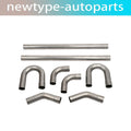 Exhaust Pipe Kit 8PCS for Industrial Pipes (3''-5'', Straight & 45°)