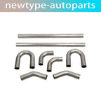 Exhaust Pipe Kit 8PCS for Industrial Pipes (3''-5'', Straight & 45°)