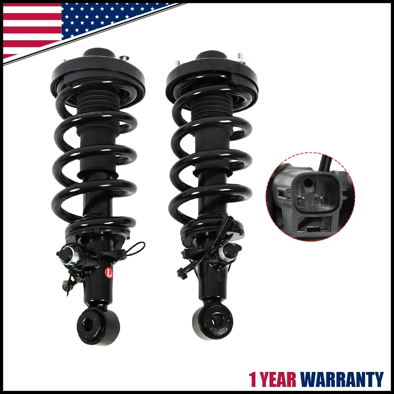 2X Rear Shock Strut Assemblies w/Electric for Lincoln Navigator, Ford Expedition (2018–2023)