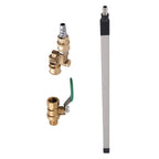 Stainless Steel Radiator Flush Wand for Universal Use (23.62"/60cm)