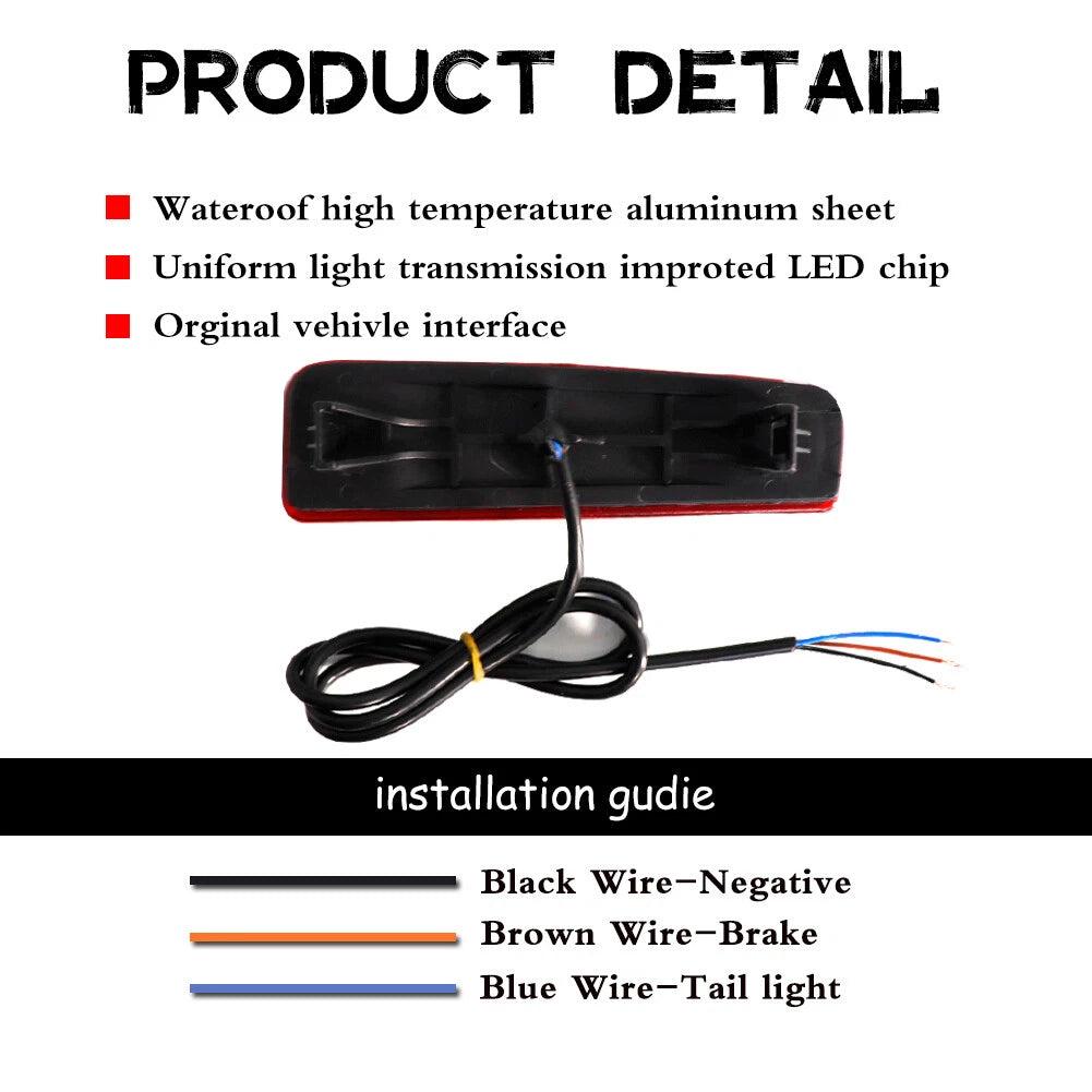 LED Rear Bumper Reflector for Honda Accord Coupe (2013–2015)