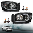 LED DRL Headlights for Dodge Ram 1500 2500 3500 (2006–2009)