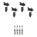 Set of 4 Ignition Coils & NGK Iridium Spark Plugs for Canyon i-280 (2004–2006)