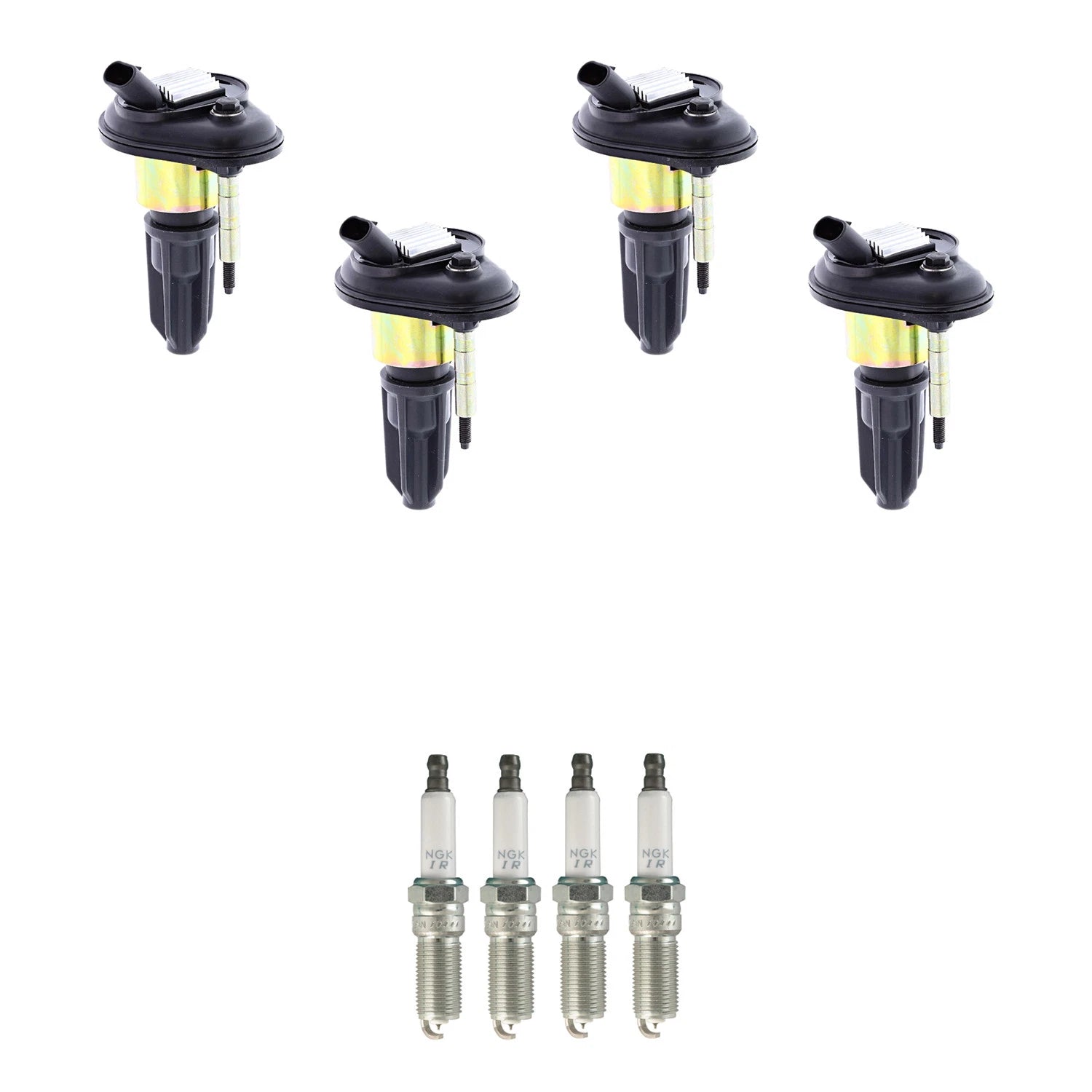 Set of 4 Ignition Coils & NGK Iridium Spark Plugs for Canyon i-280 (2004–2006)