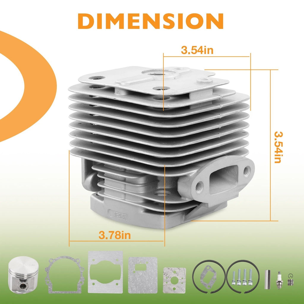 48mm Cylinder Piston Kit for Echo Backpack Blower PB-650, PB-650H, PB-651H, PB-750H