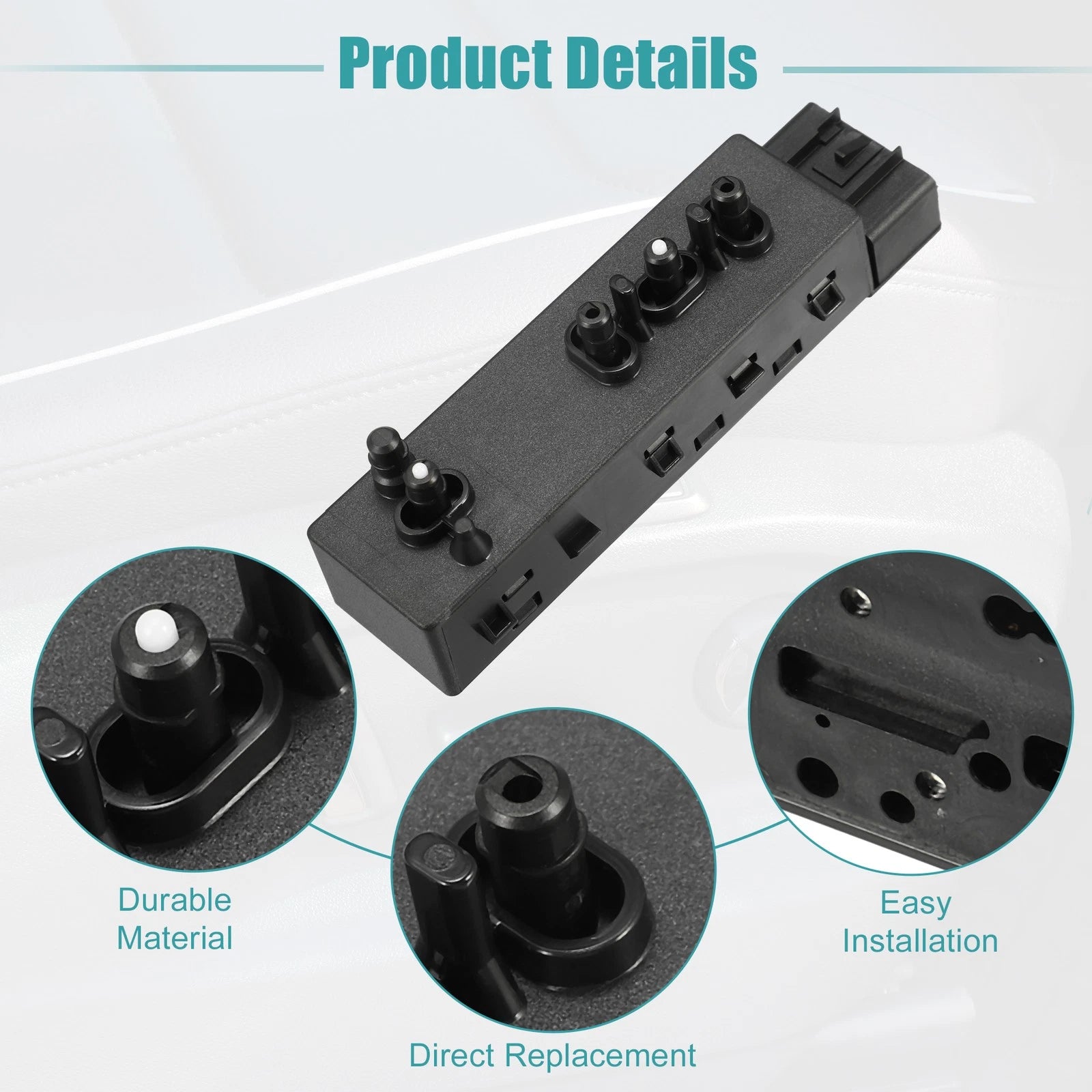 Power Seat Switch for Chevrolet Camaro (2010–2015) 25974714