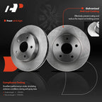 Front Brake Rotors & Pads for Jeep Grand Cherokee