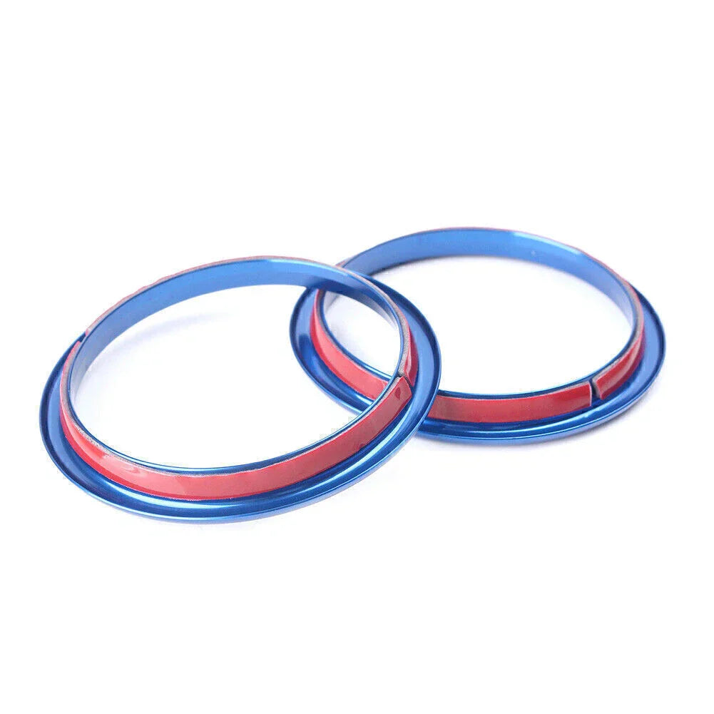 4 x Air Vent Outlet Ring Cover Trim Blue for Audi A3 (2012-2019)