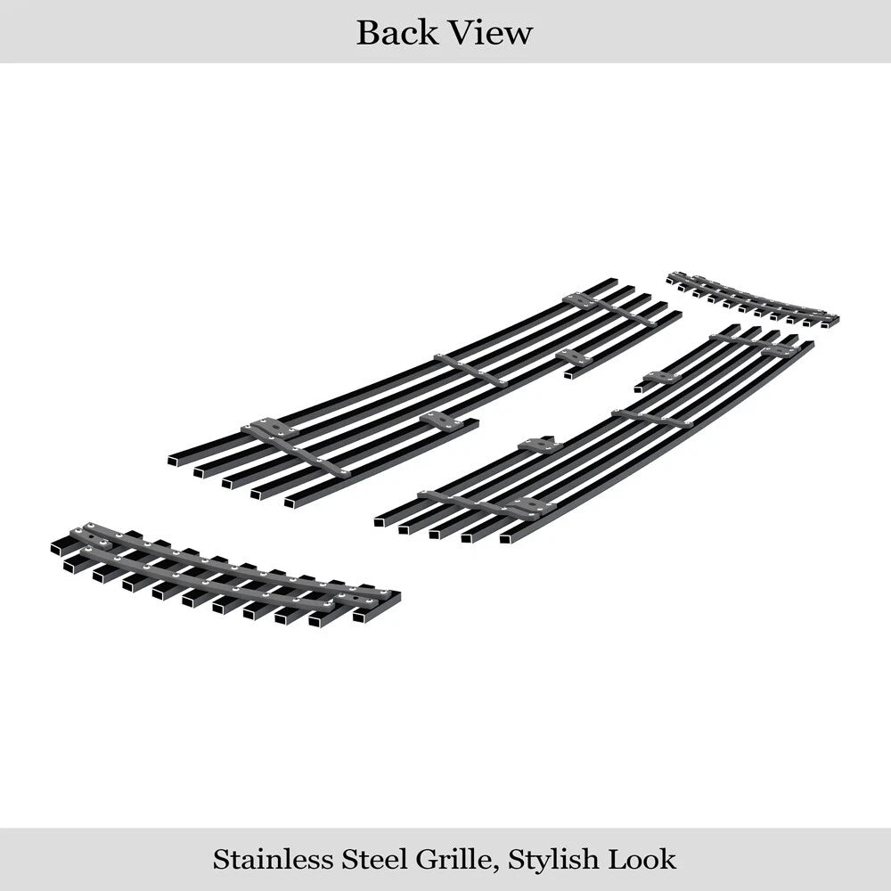 Upper Stainless Black Billet Grille Insert for Ford Explorer Sport Trac (2001-2005)