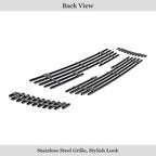 Upper Stainless Black Billet Grille Insert for Ford Explorer Sport Trac (2001-2005)