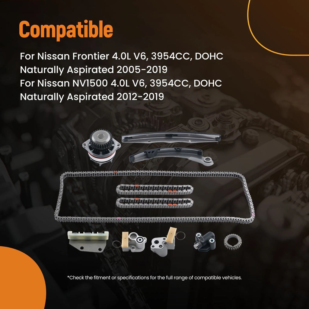 Engine Timing Chain Kit for Nissan Xterra Pathfinder 4.0L V6 (2005–2015)