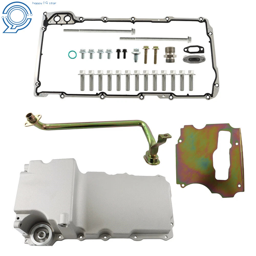 Aluminum Oil Pan for Chevy LS1 LS2 LS3 LS6 (2001–2023)