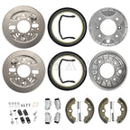 Front Brake Drum Wheel Cylinder Shoes Kit for Honda Rancher 350 TRX350 (2000–2003)