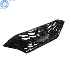 Front Upper Grille for Hyundai Sonata (2020-2021) Gloss Black