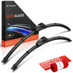 2X Front Windshield Wiper Blades for Genesis G90 (2017–2023)