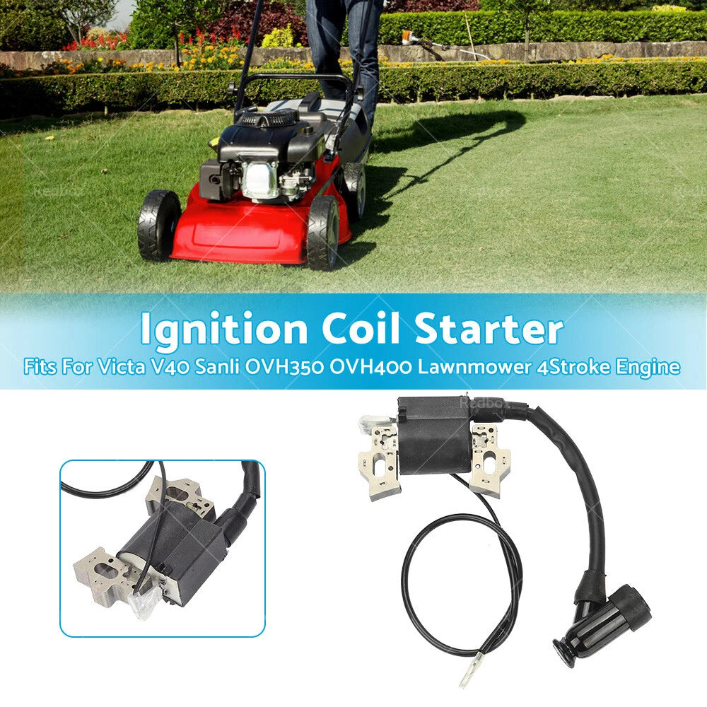 Ignition Coil for Victa V40, Sanli OVH350, OVH400 (4-Stroke)