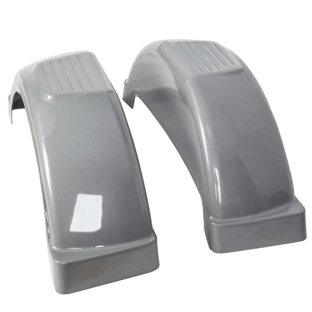 Set of 2 Single Axle Trailer Fenders for 13" Wheels (Fits Various Models)