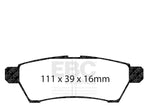 Brake Pad Set for Suzuki Equator (2009–2012) XP836DC