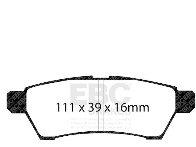 Brake Pad Set for Suzuki Equator (2009–2012) XP836DC
