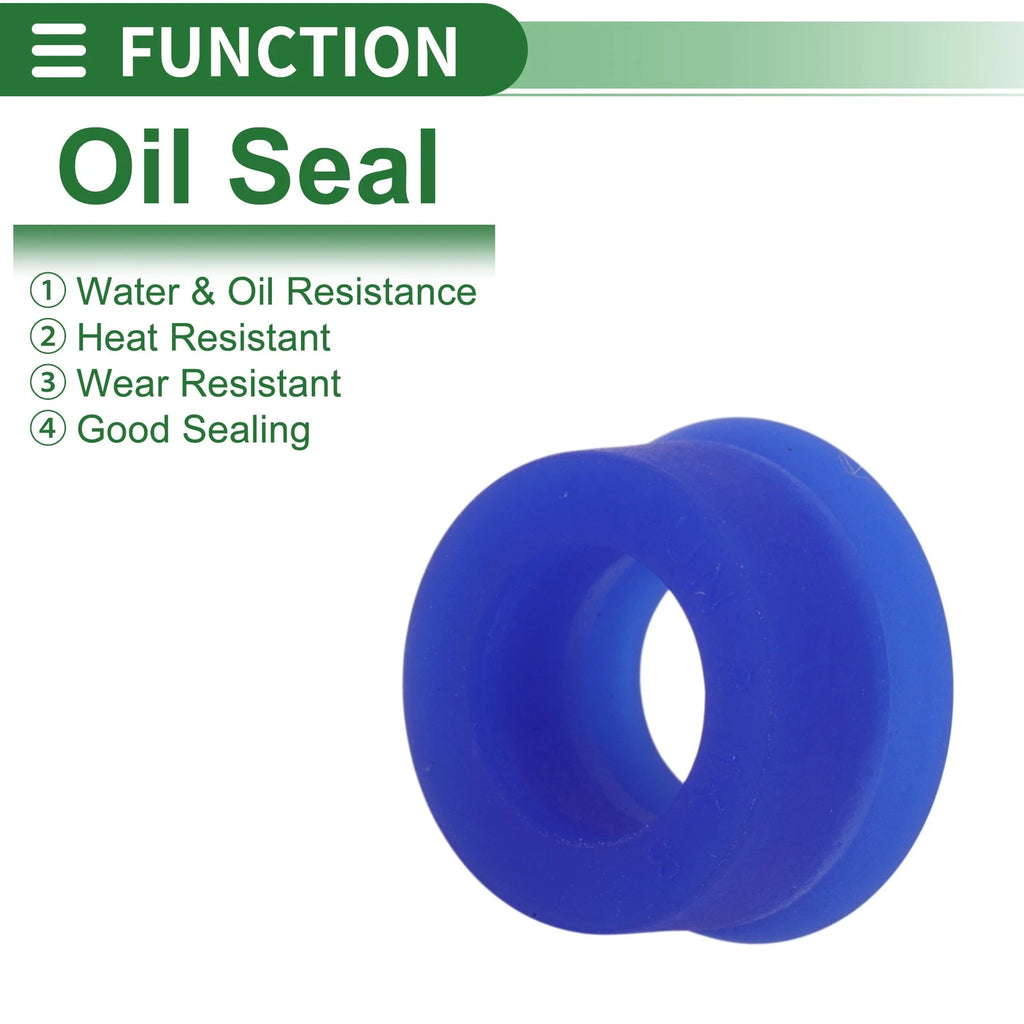 Set of 10 Oil Seal Rotary Shaft Seal 8x14x8mm for Various Applications