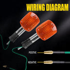 2X Turn Signal Blinker Light for Honda Rebel CA250 CMX250 VTX1300 VTX1800
