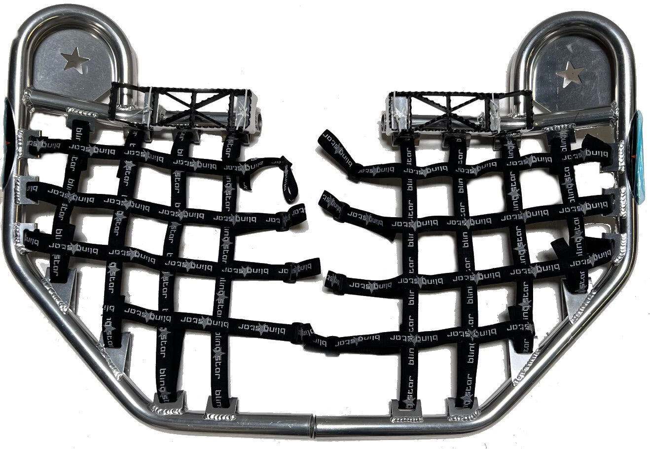 Blingstar Nerf Bars for Kawasaki KFX 450 (2007–2008) Polished