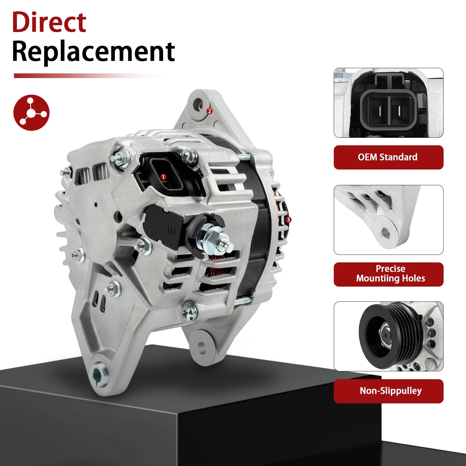 Alternator for Subaru Legacy (1995–1999) 85Amp
