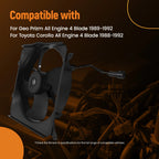 Radiator Cooling Fan Assembly for Geo Prizm (1989–1992) 620-505 2 Pin 240W