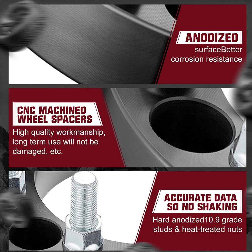 2" Wheel Spacers for Chevy Silverado GMC C/K 2500 3500 (2014–2019)