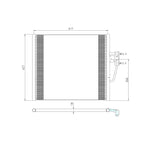 Replacement A/C Condenser Repair Part For 1998-2003 BMW 5 Series