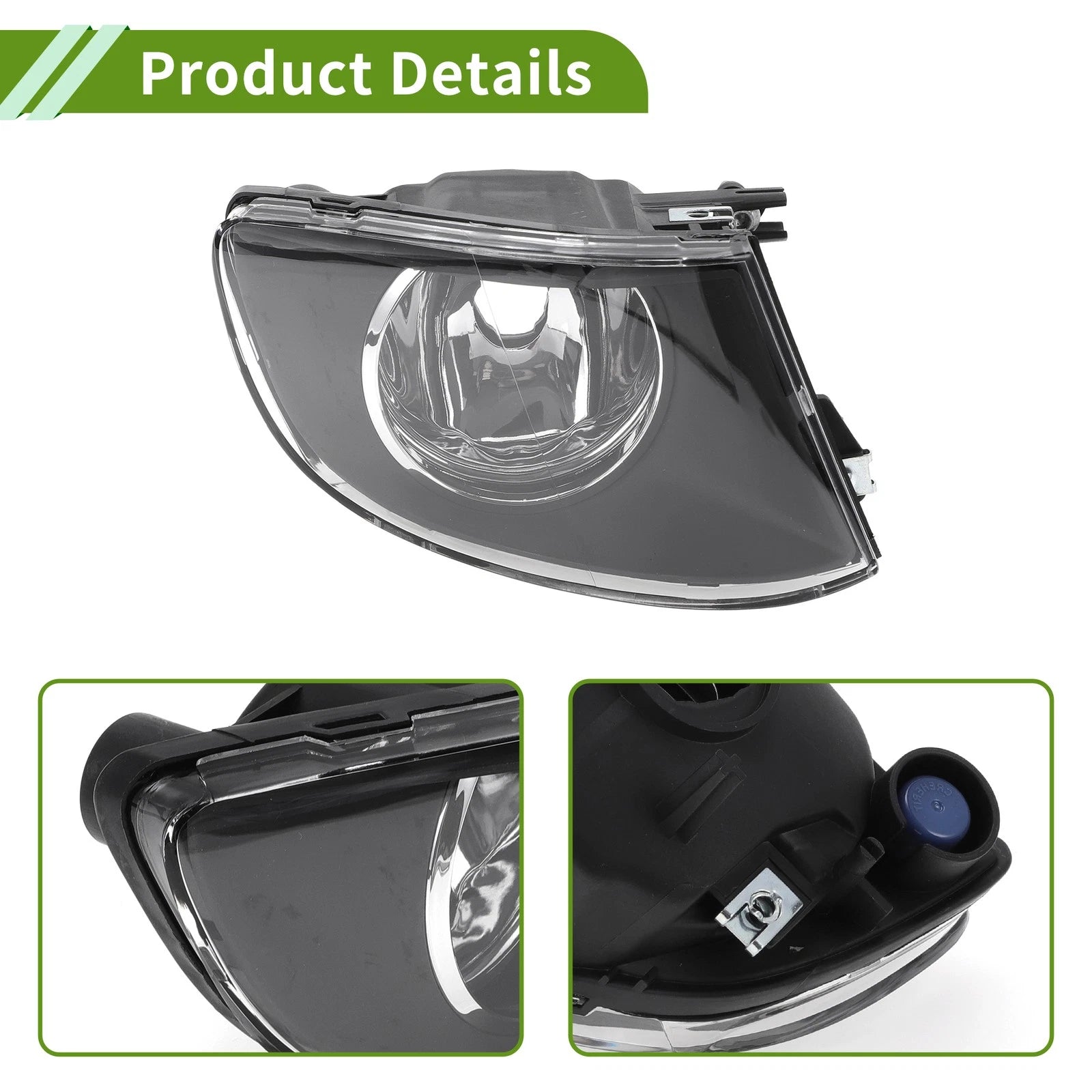 1 Pc Right Fog Light Grill for BMW 3 Series (2007–2011) No. 63176937466