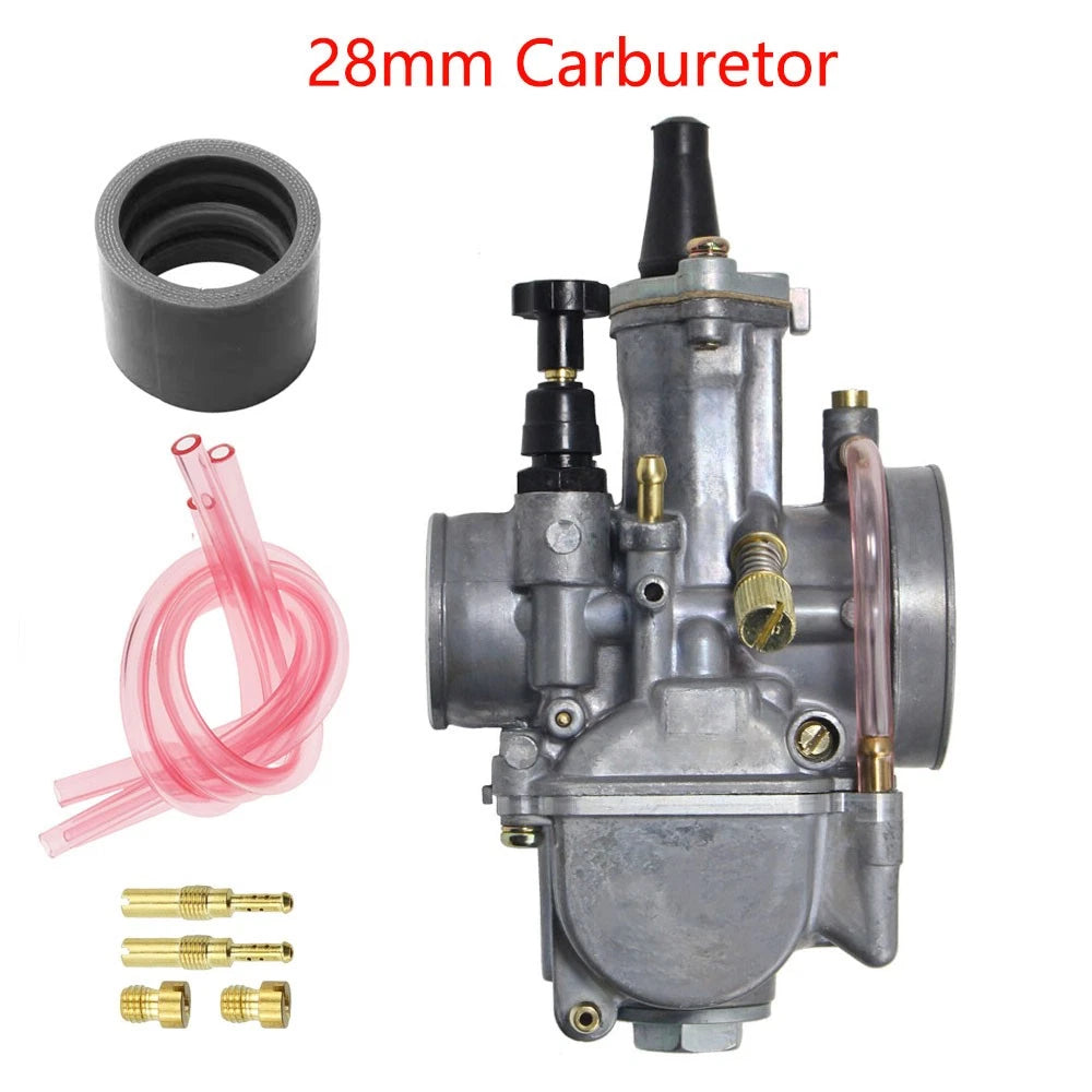 28mm Carburetor with Power Jet for PWK28 125-150cc 2/4 Stroke ATV (2010–2023)