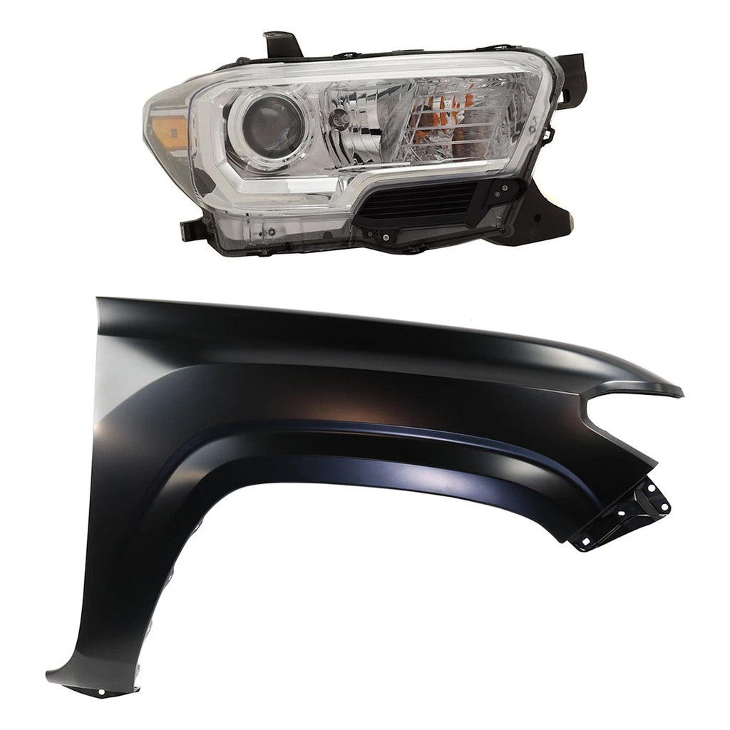 Fender Kit for Toyota Tacoma (2019–2023) Front Right with Fog Lamp Hole