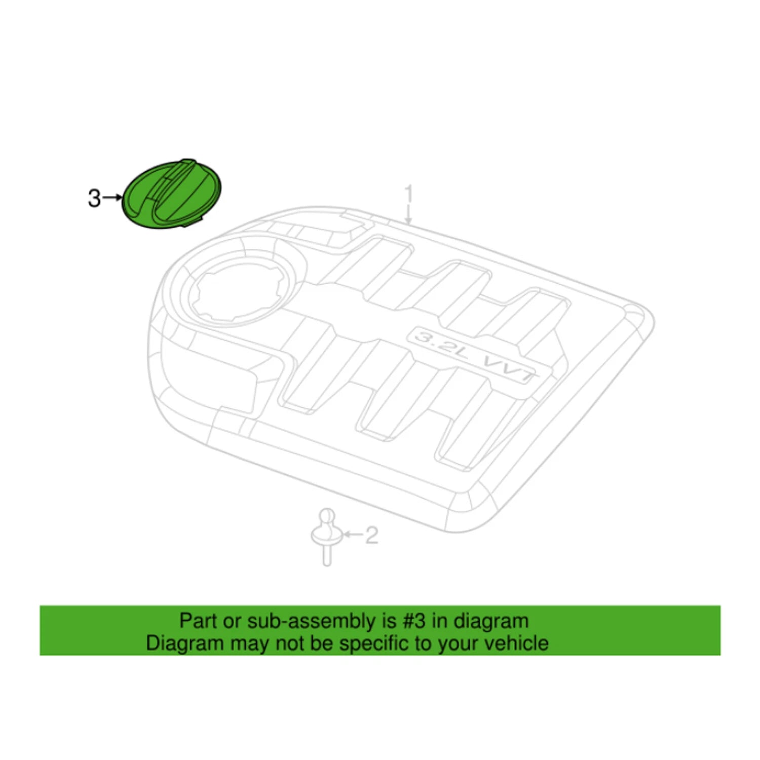 Engine Oil Filter Cover for Chrysler 200, Dodge Avenger, Jeep (OEM)