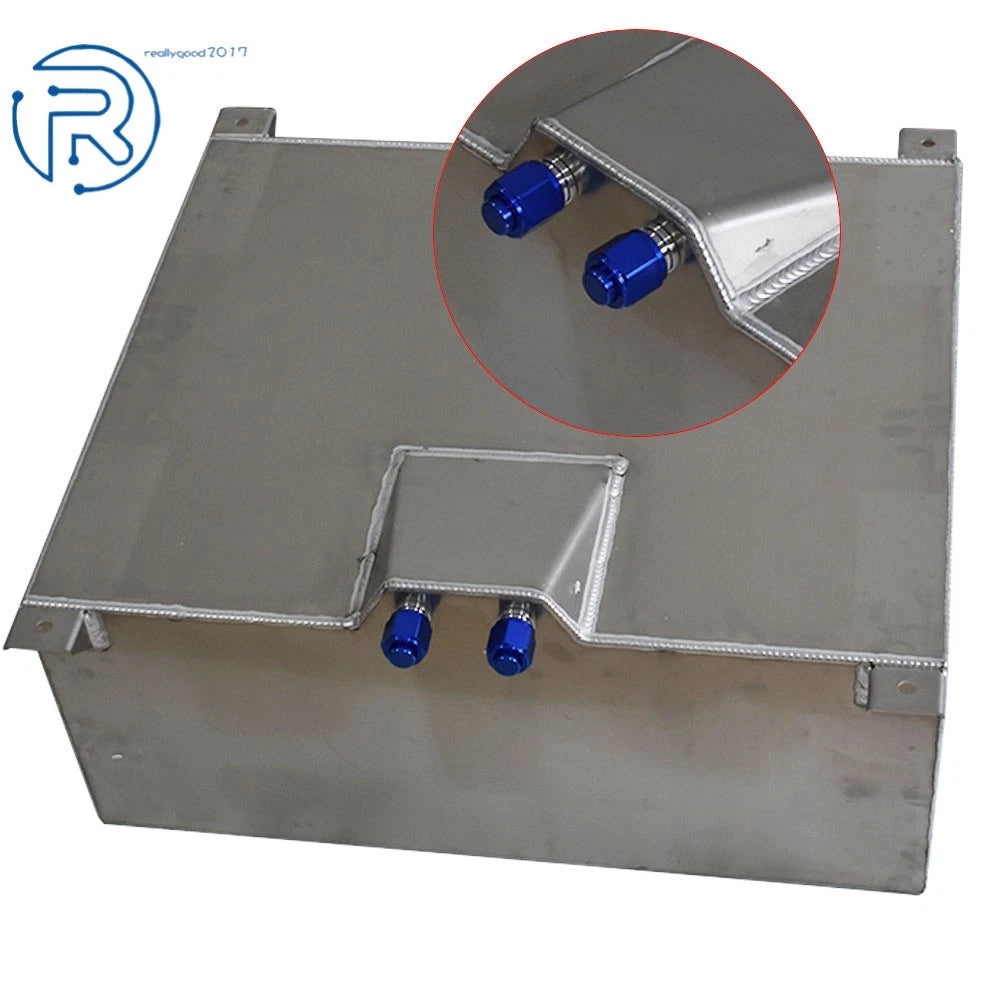 20 Gallon Fuel Cell Tank w/ Cap & Level Sender for Universal (Aluminum Silver)