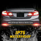 LED Bumper Reflector Tail Light for Honda Civic (2013–2015)