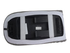 Console Lid Pull Over Cover Leather for Ford Expedition (1997–2002) Dark Gray