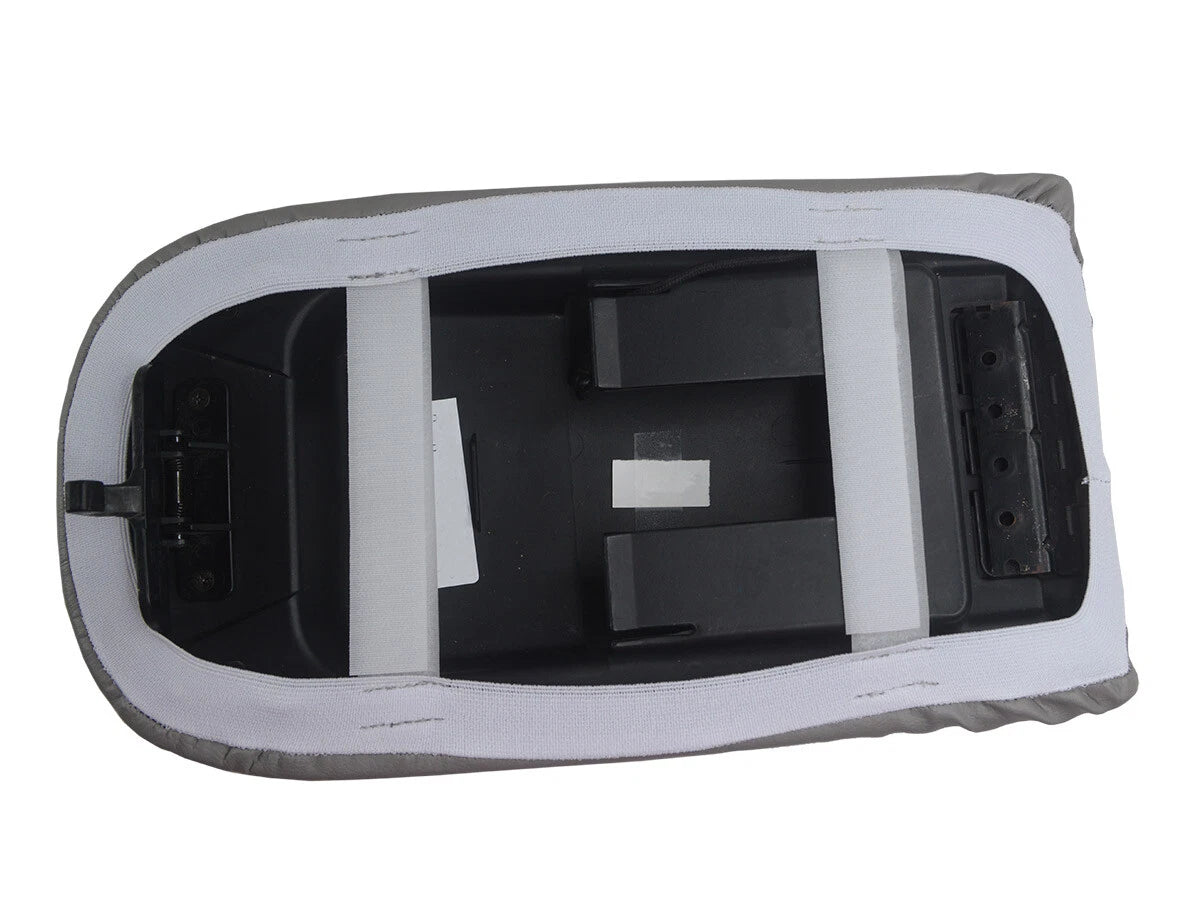 Console Lid Pull Over Cover Leather for Ford Expedition (1997–2002) Dark Gray
