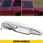 Chrome Rear Driver Left Door Handle for Cadillac Escalade, Silverado (2007–2013)
