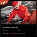 Windshield Washer Reservoir with Cap for Jeep Wrangler (2003-2006)