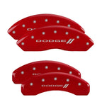 Caliper Covers Set of 4 Red for 2007–2011 Dodge Nitro