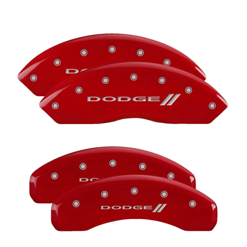 Caliper Covers Set of 4 Red for 2007–2011 Dodge Nitro