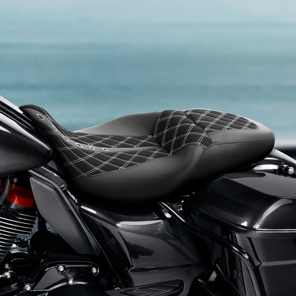 2X Rider Driver Passenger Seats for Harley Touring Road Glide FLTRX (2009–2023)