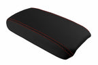 Console Lid Pull Over Cover Leather for Honda Civic (2006–2011) Red Stitch